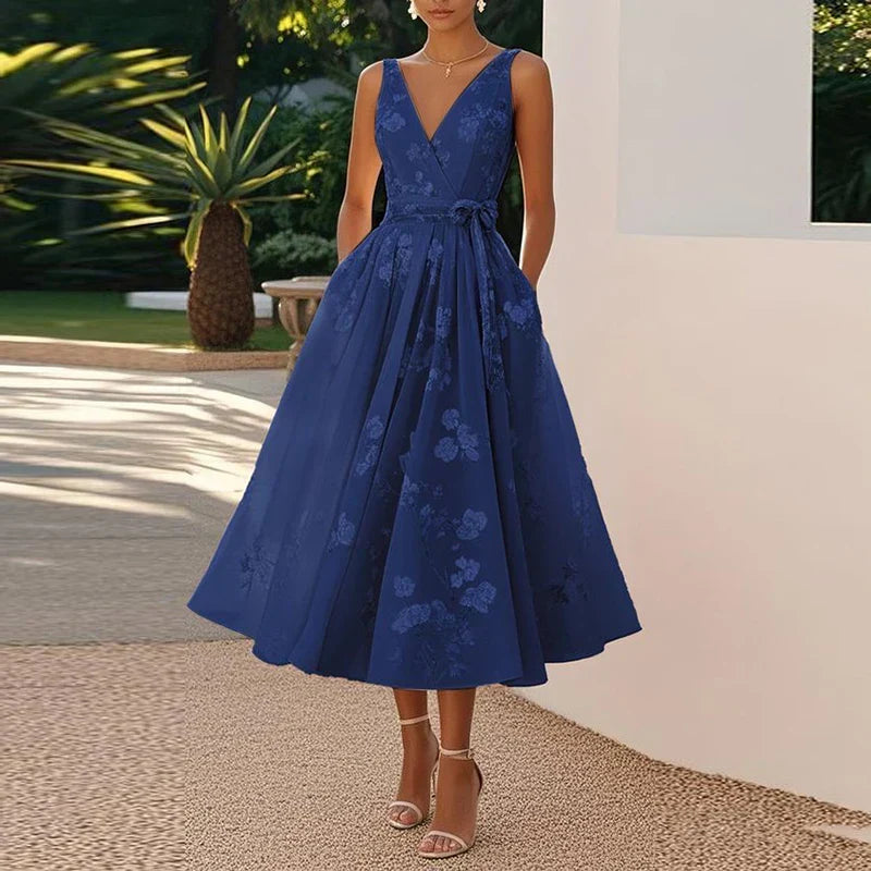 Petra – Midi Haljina od Svile s Elegancijom