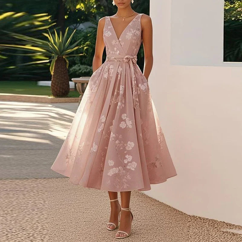 Petra – Midi Haljina od Svile s Elegancijom