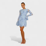 Lara – Elegantan midi haljina s cvjetnim uzorkom