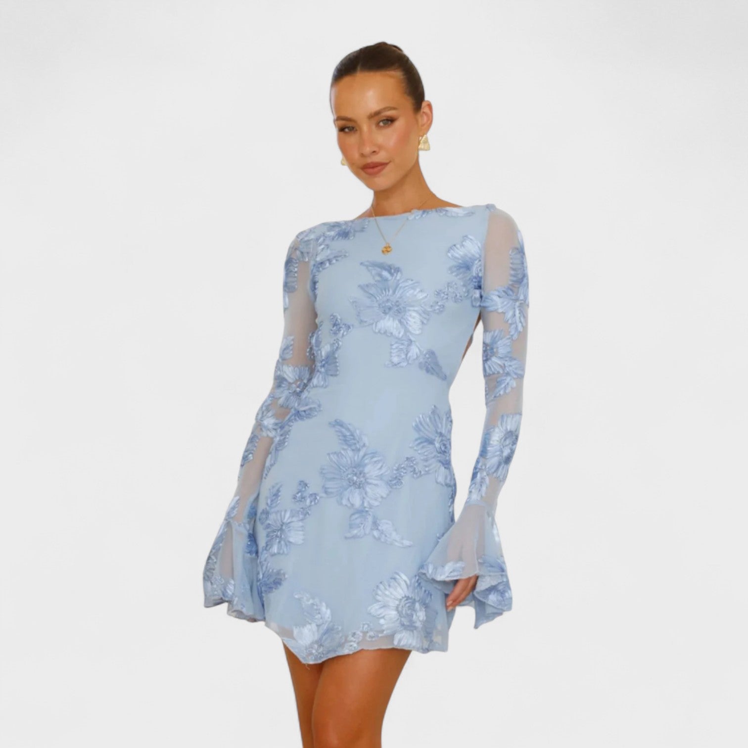 Lara – Elegantan midi haljina s cvjetnim uzorkom