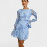 Lara – Elegantan midi haljina s cvjetnim uzorkom