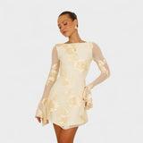 Lara – Elegantan midi haljina s cvjetnim uzorkom