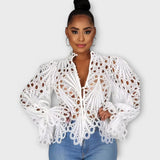 Alja – Elegantna asimetrična blusa od svile