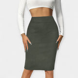 Marija – Elegantan midi suknja od svile