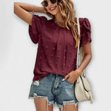 Alja – Elegantna blusa od svile s čipkastim detaljima