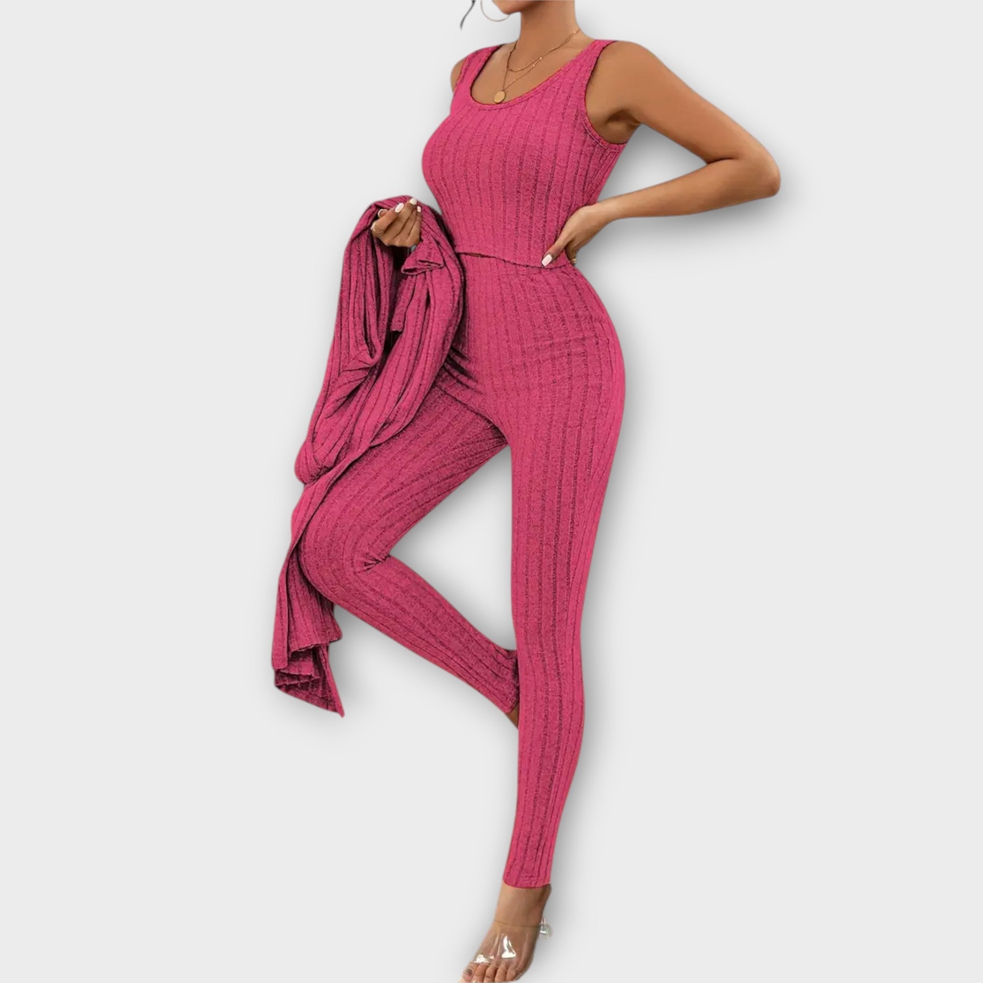 Lucija – Elegantan set od tri komada od svile