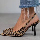 Simona – Elegantne salonke s uzorkom leoparda i šiljastim vrhom