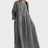 Ana – Elegantan midi haljina od svile s čipkastim detaljima