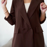 Bojana – Elegantni midi set od svile u burgundcu