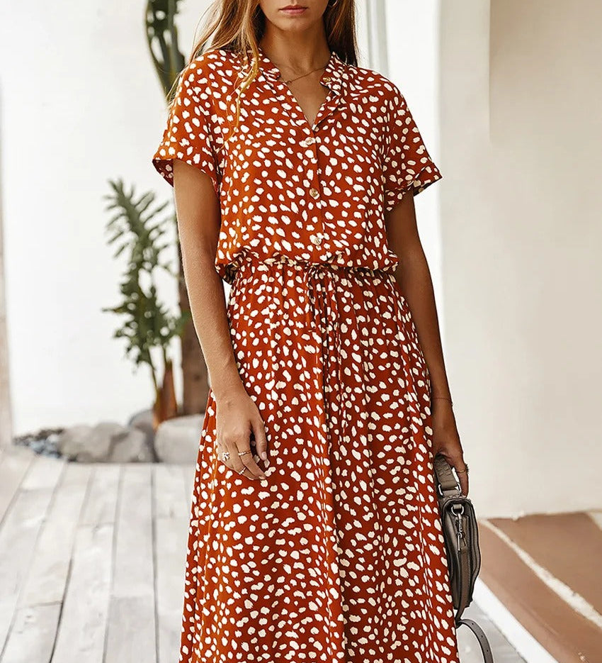Katarina – Elegantna Midi Haljina od Svile