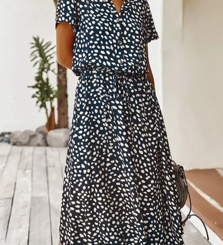 Katarina – Elegantna Midi Haljina od Svile