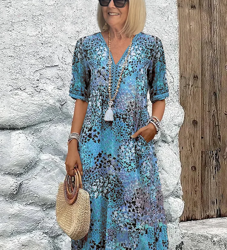 Nika – Elegantan midi haljina od svile s čipkastim detaljima