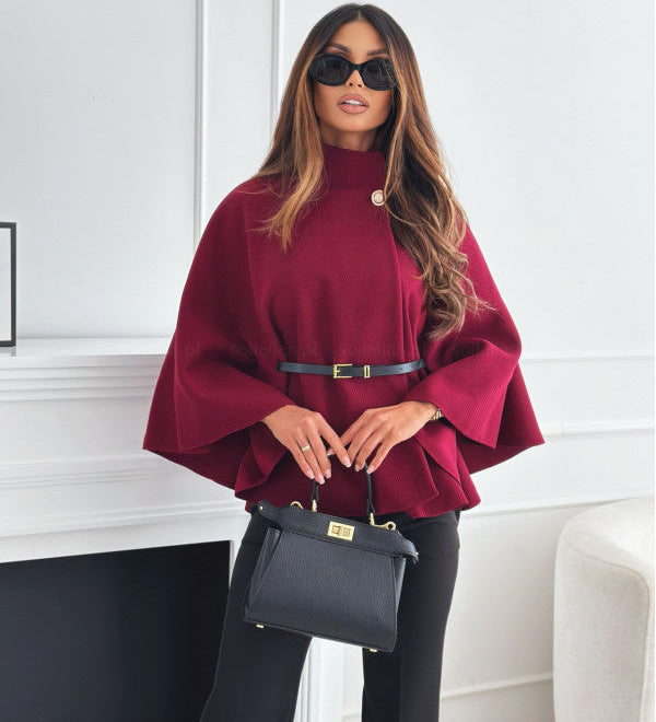 Jana – Elegantni papillon kaput s remenom od svile