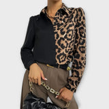 Alja – Elegantna leopard bluzica od svile