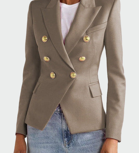 Gaja – Elegantni strukirani blazer od svile