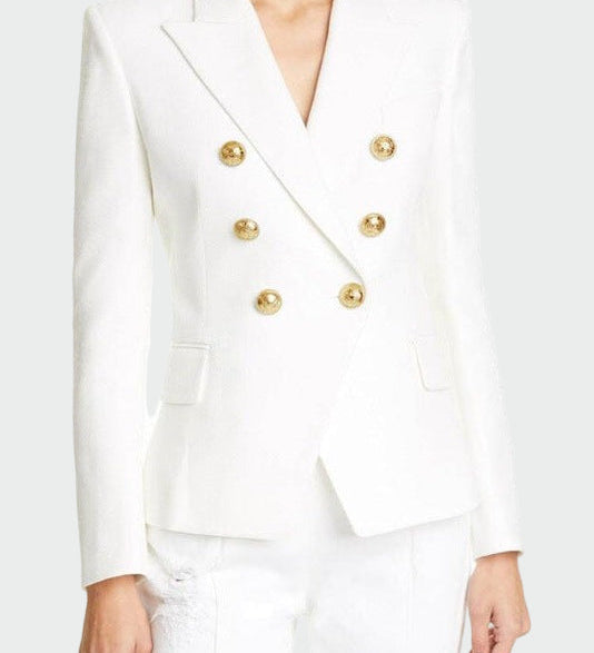 Gaja – Elegantni strukirani blazer od svile