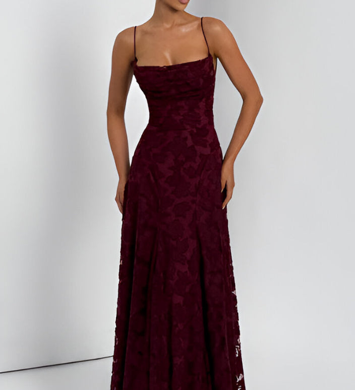 Katarina – Elegantna Duga Haljina s Korzetom od Svile