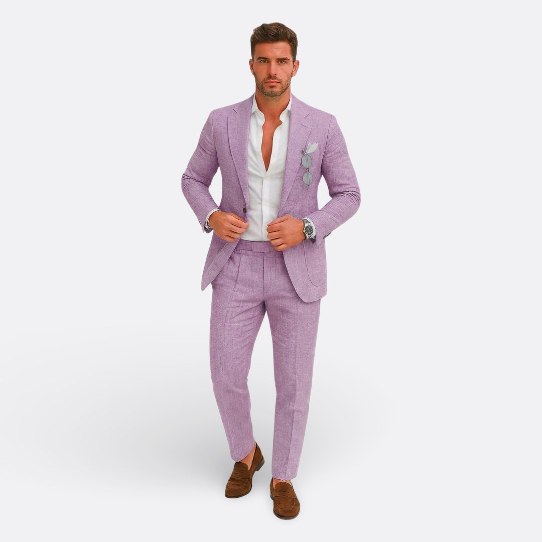 Tim – Elegantno Muško Odijelo od Lanskog Platna