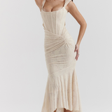 Nika – Lepršava Maxi Haljina od Svile s Elegancijom