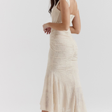 Nika – Lepršava Maxi Haljina od Svile s Elegancijom
