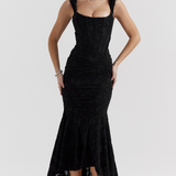 Nika – Lepršava Maxi Haljina od Svile s Elegancijom