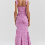 Nika – Lepršava Maxi Haljina od Svile s Elegancijom