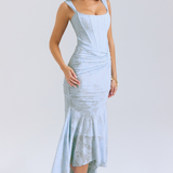 Nika – Lepršava Maxi Haljina od Svile s Elegancijom