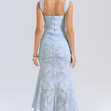 Nika – Lepršava Maxi Haljina od Svile s Elegancijom
