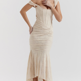 Nika – Lepršava Maxi Haljina od Svile s Elegancijom