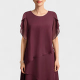 Nika – Midi Haljina od Svile s Elegantnim Detaljima