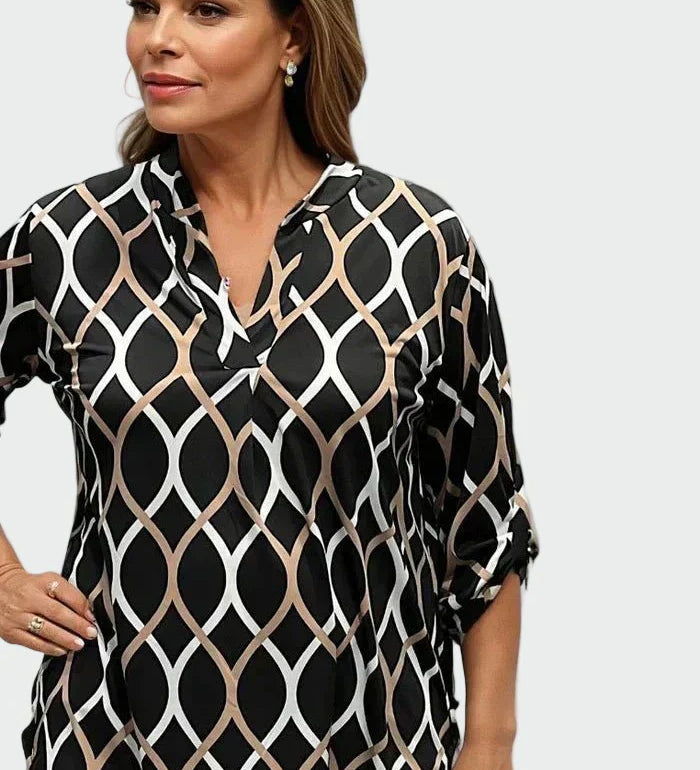 Ema – Elegantna dugačka casual košulja od pamuka