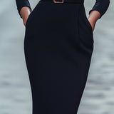Katarina – Elegantna Uska Haljina od Svile