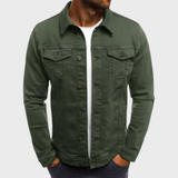 Miha – Elegantna Jakna od Denima s Uspravnim Krojem