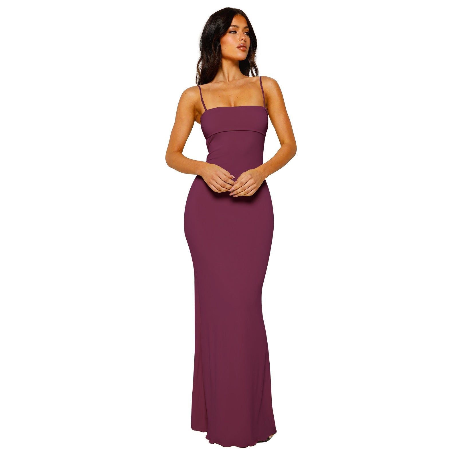 Katarina – Elegantna Uska Haljina od Svile