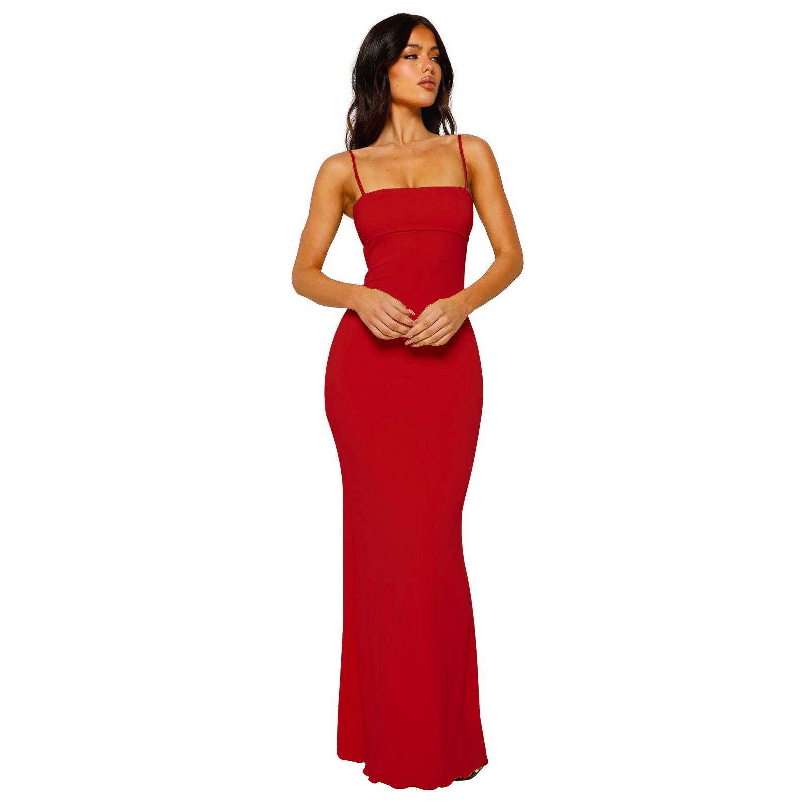 Katarina – Elegantna Uska Haljina od Svile