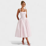 Nika – Elegantan midi haljina od čipke